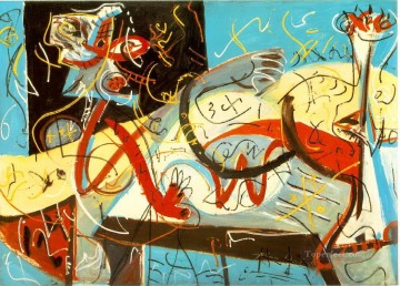 Jackson Pollock Painting - Stenographic Figure Jackson Pollock